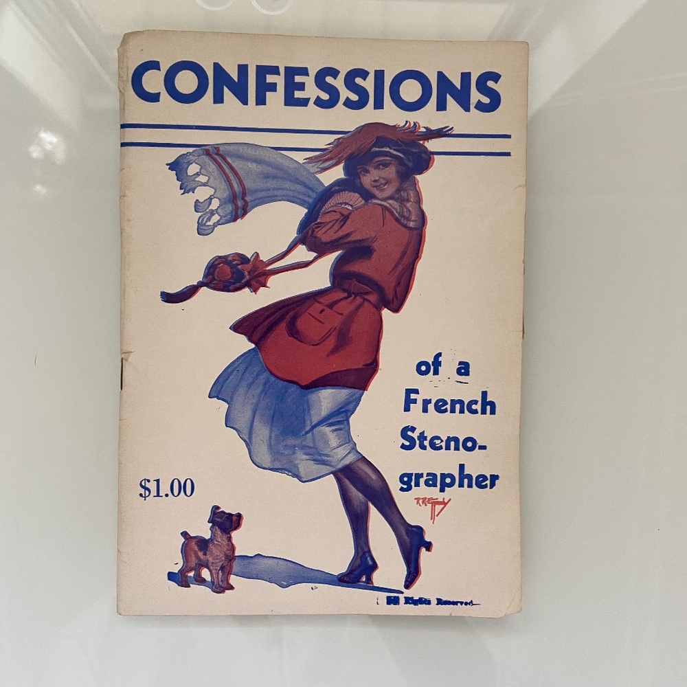 VINTAGE Booklet - Confessions of French Stenographer